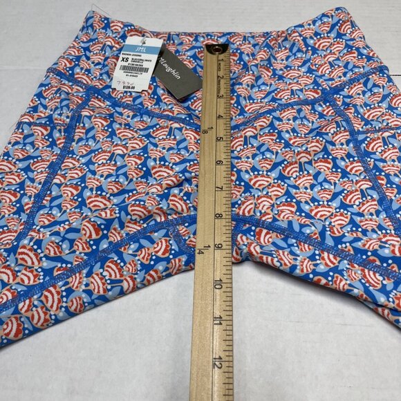 J McLaughlin Rhonda Leggings Womens XS Blue Coral Caravelle Pull On Active Gym - Picture 6 of 11